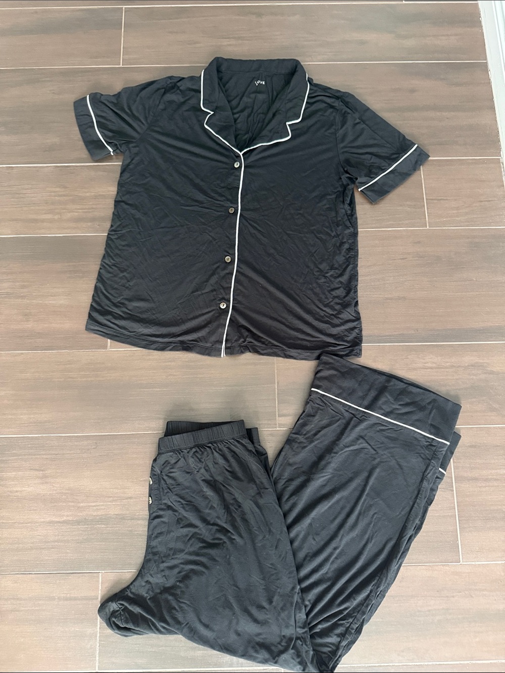 Love by GAP Truesleep Black PJ Set